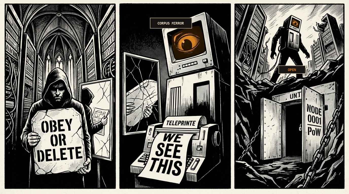 Case File 04 Noir Comic Strip: The Celestial Sysadmin